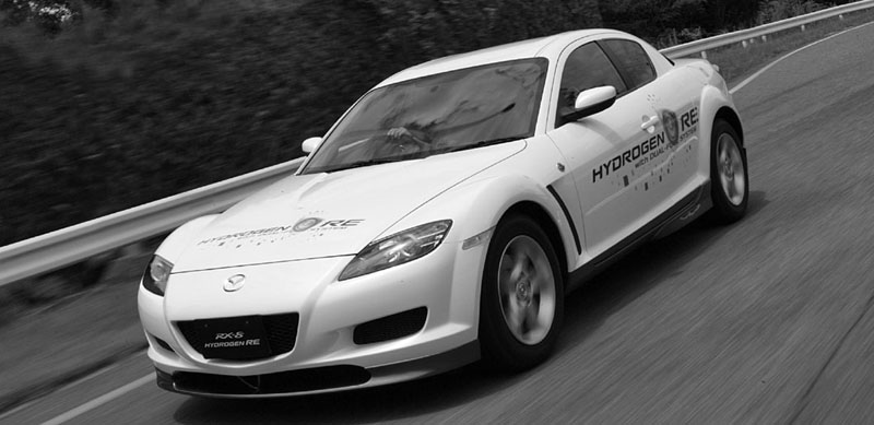 Mazda RX8 Rotary engine adapted to hydrogen - 2003 - 2012 